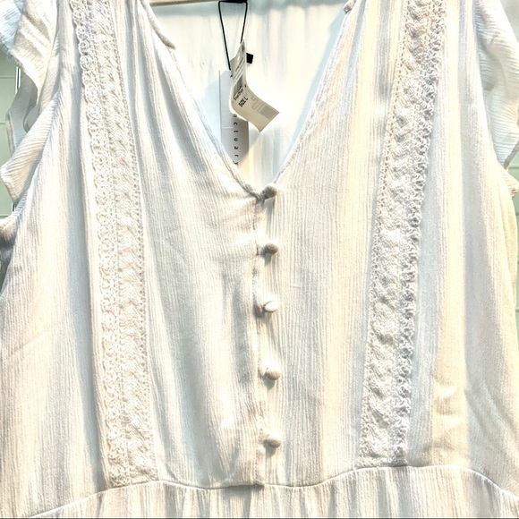 Sanctuary White Tiered Dress - Picture 4 of 9